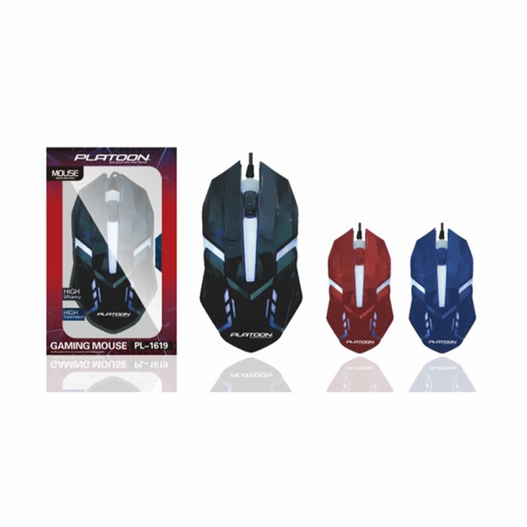 Platoon PL-1619 Kablolu Optik Oyuncu Mouse