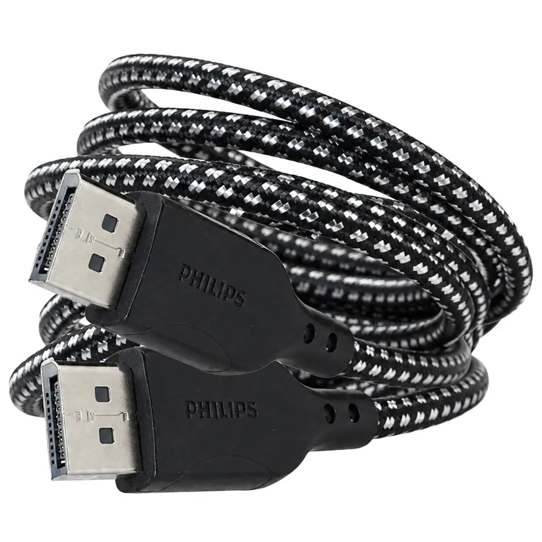 PHİLİPS SWR3139B/93 8K 60HZ DİSPLAYPORT 1.4 KABLO 2 METRE ÖRGÜLÜ ZIRHLI TASARIM
