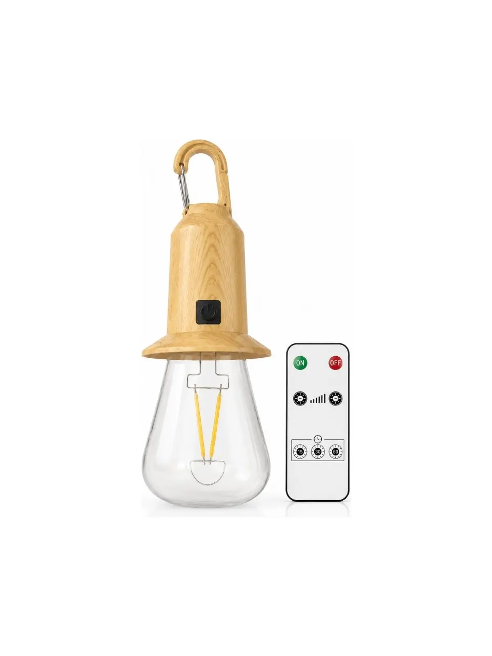 Powerdex PD-572 Güneş Enerjili Kamp Lambası Uzaktan Kumandalı Şarjlı LED Askılı Çadır Lambası