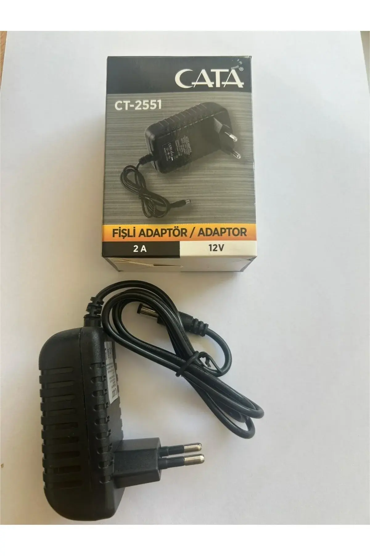 Cata 12 Volt 2 Amper Fişli Adaptör Ct-2551