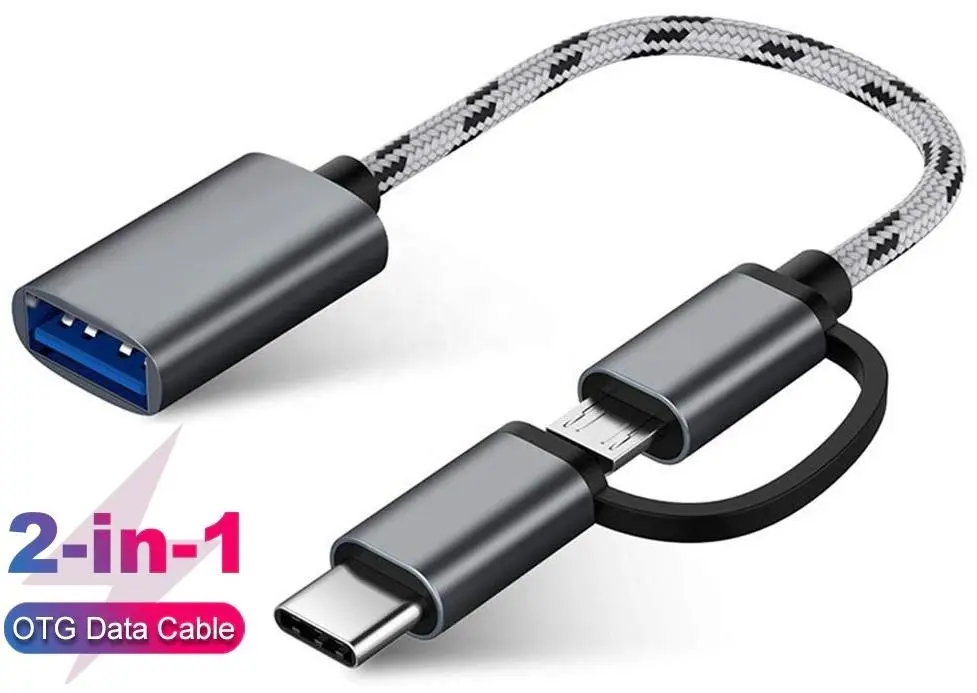 Alfais 4901 Usb 3.0 Otg To Type C Micro Usb Çevirici Adaptör