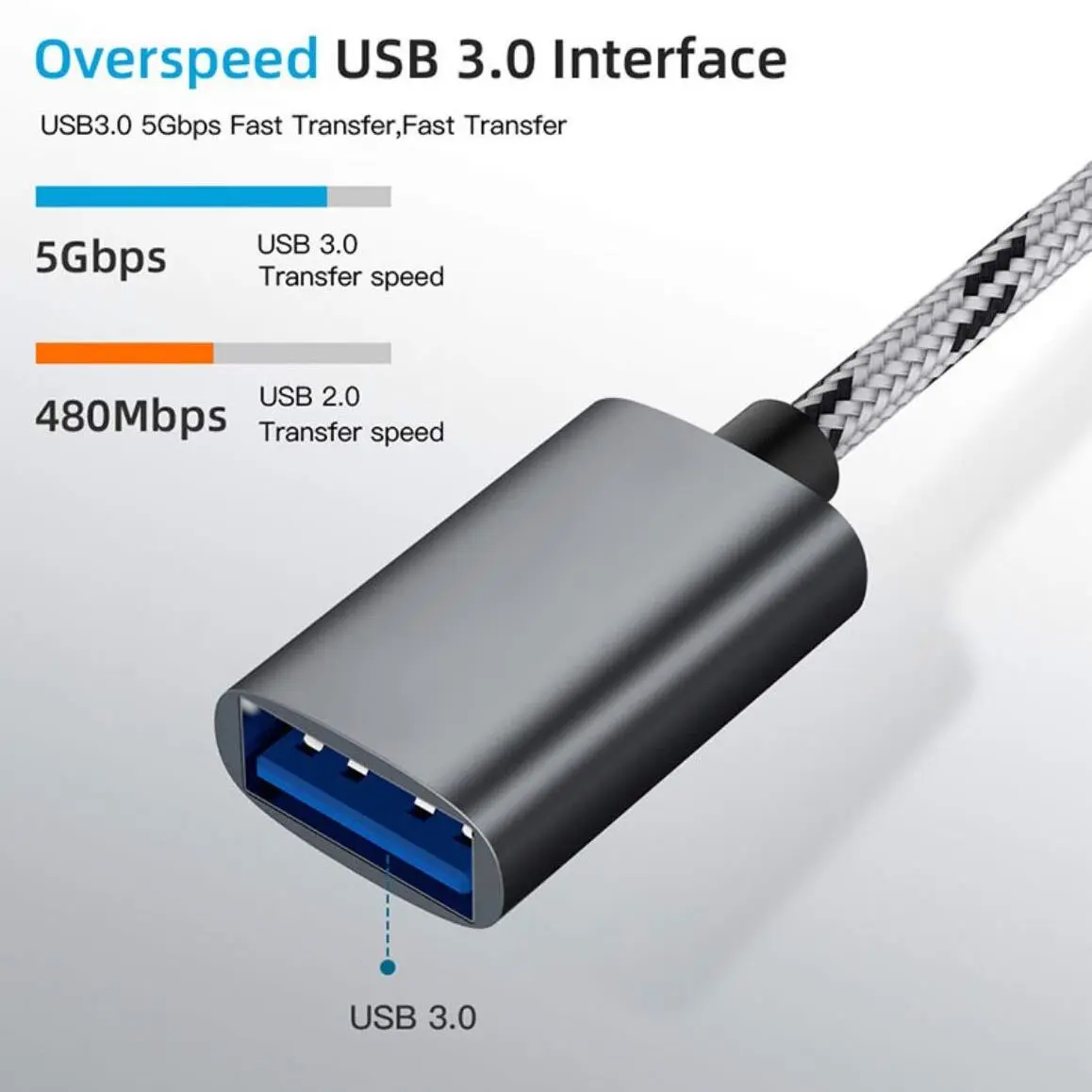 Alfais 4901 Usb 3.0 Otg To Type C Micro Usb Çevirici Adaptör