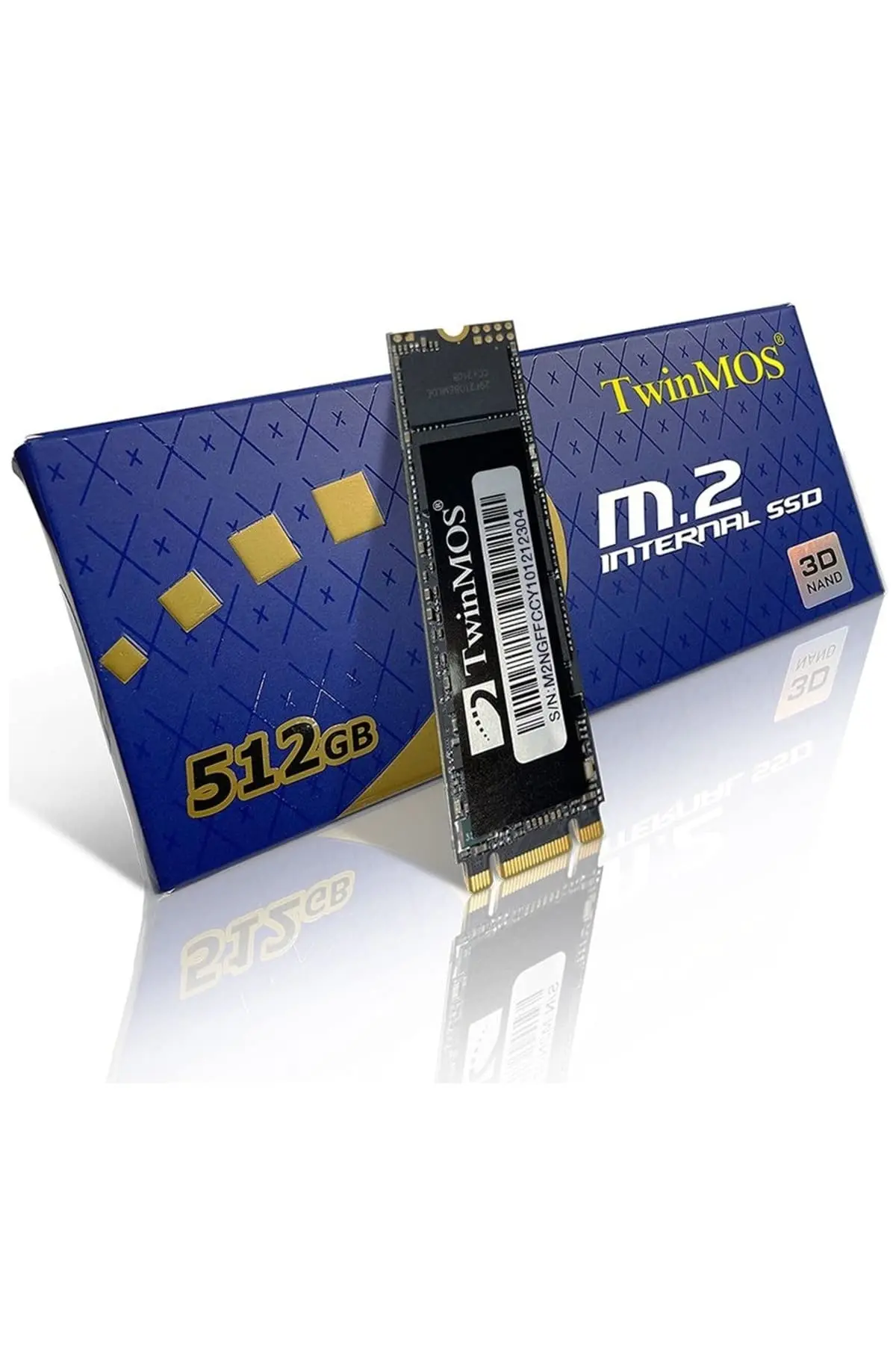 TWINMOS 512GB NGFFFGBM2280 580- 550MB/s M2 Sata Disk