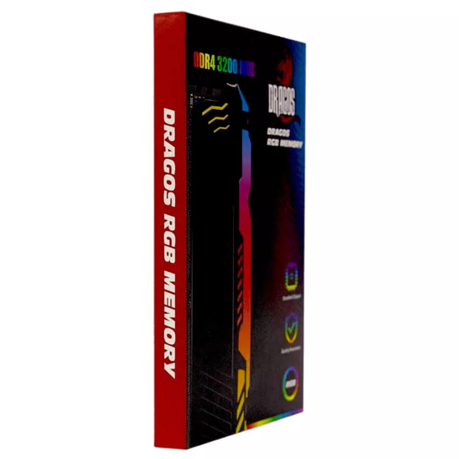 Dragos EdgeHorizon N 8GB DDR4 3200MHZ Beyaz Soğutuculu RGB Ram - ID0002697