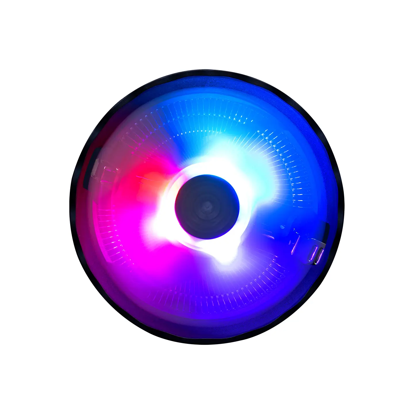 Evercool CS-01 Rainbow 3Pin 12cm Fan Intel LGA1700/AMD AM5 Uyumlu Hava Soğutmalı CPU Fan