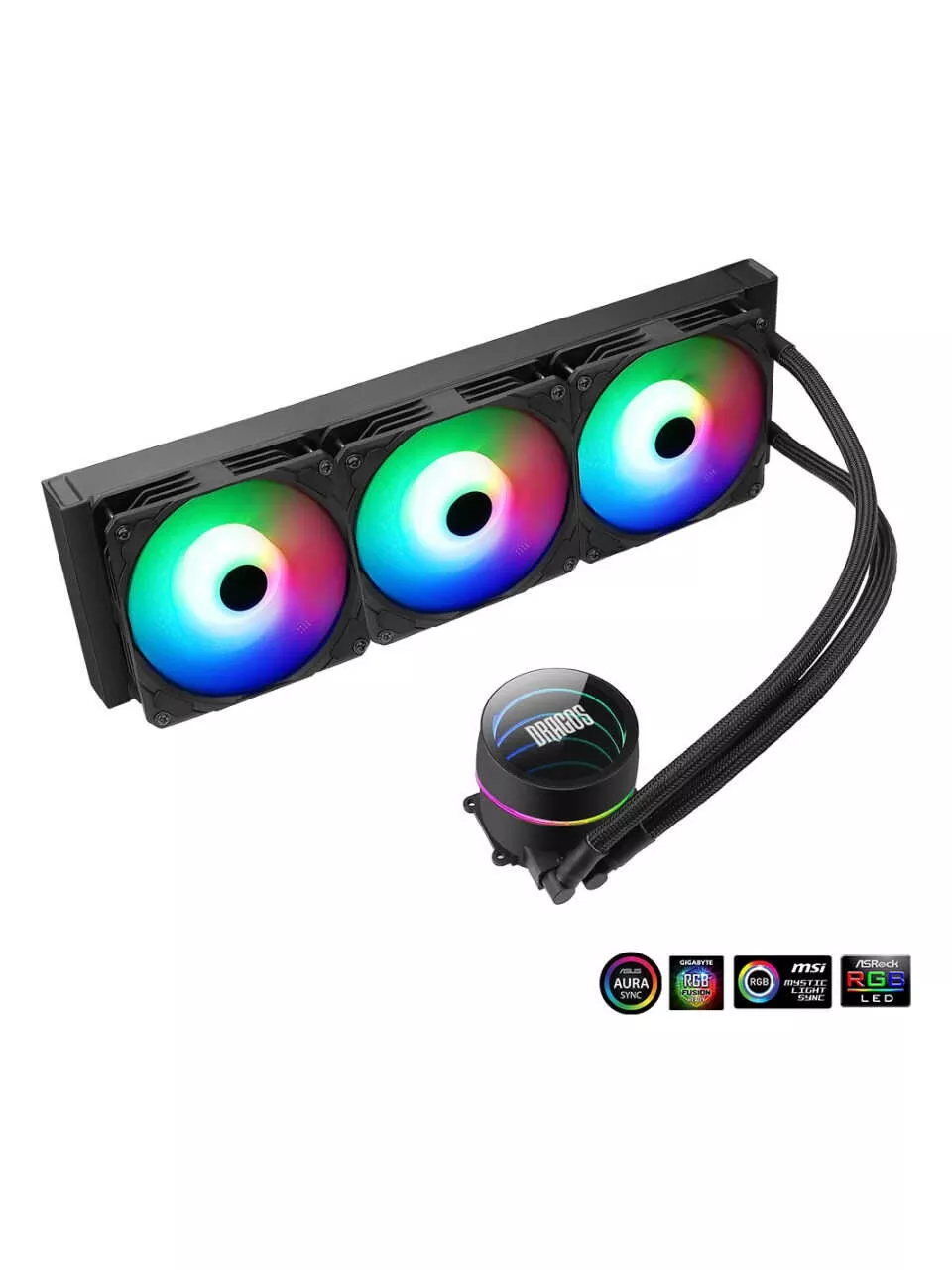 Dragos Vortex V-360 Intel&Amd Kontrolcü&Kumanda ARGB Sıvı Soğutucu White - ID9993374