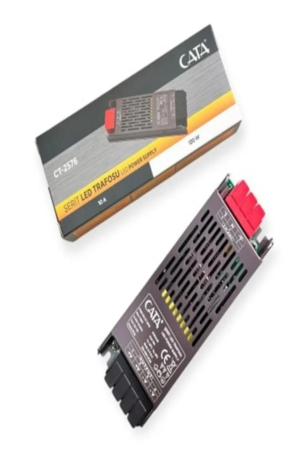 Cata 12,5 Amper Şerit LED Trafosu CT-2560 12 Volt 150W
