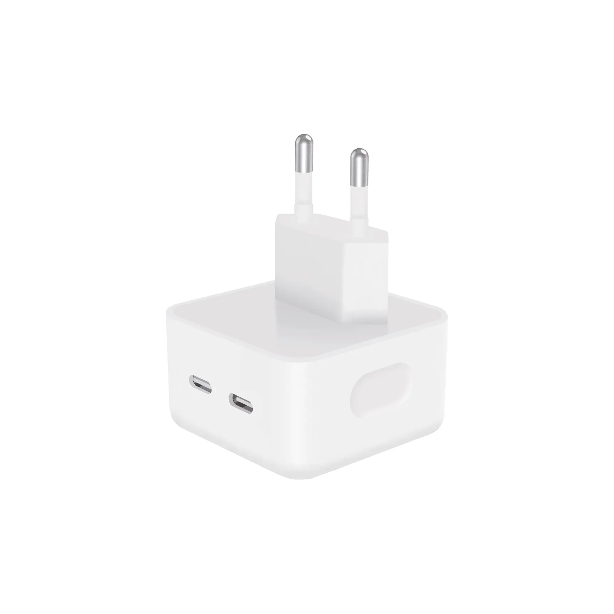 Sunix S-70 35W Çift USB-C Girişli Hızlı Şarj Aleti Type-C / Lightning Set Beyaz