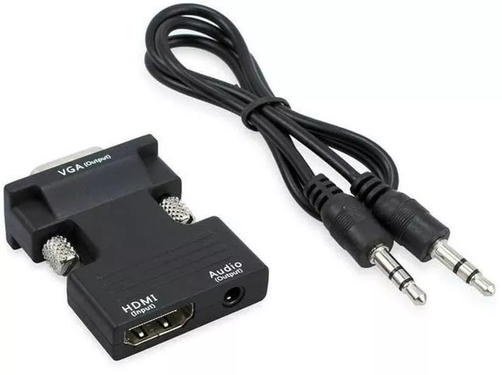 Alfais 4499 Ses Destekli Hdmi To Vga Monitör Çevirici Dönüştürücü Adaptör
