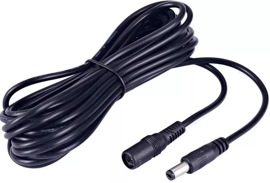Alfais 4382 Dc Adaptör Uzatma Kablosu 1 Metre 5.5mm x 2.1mm Dişi Erkek