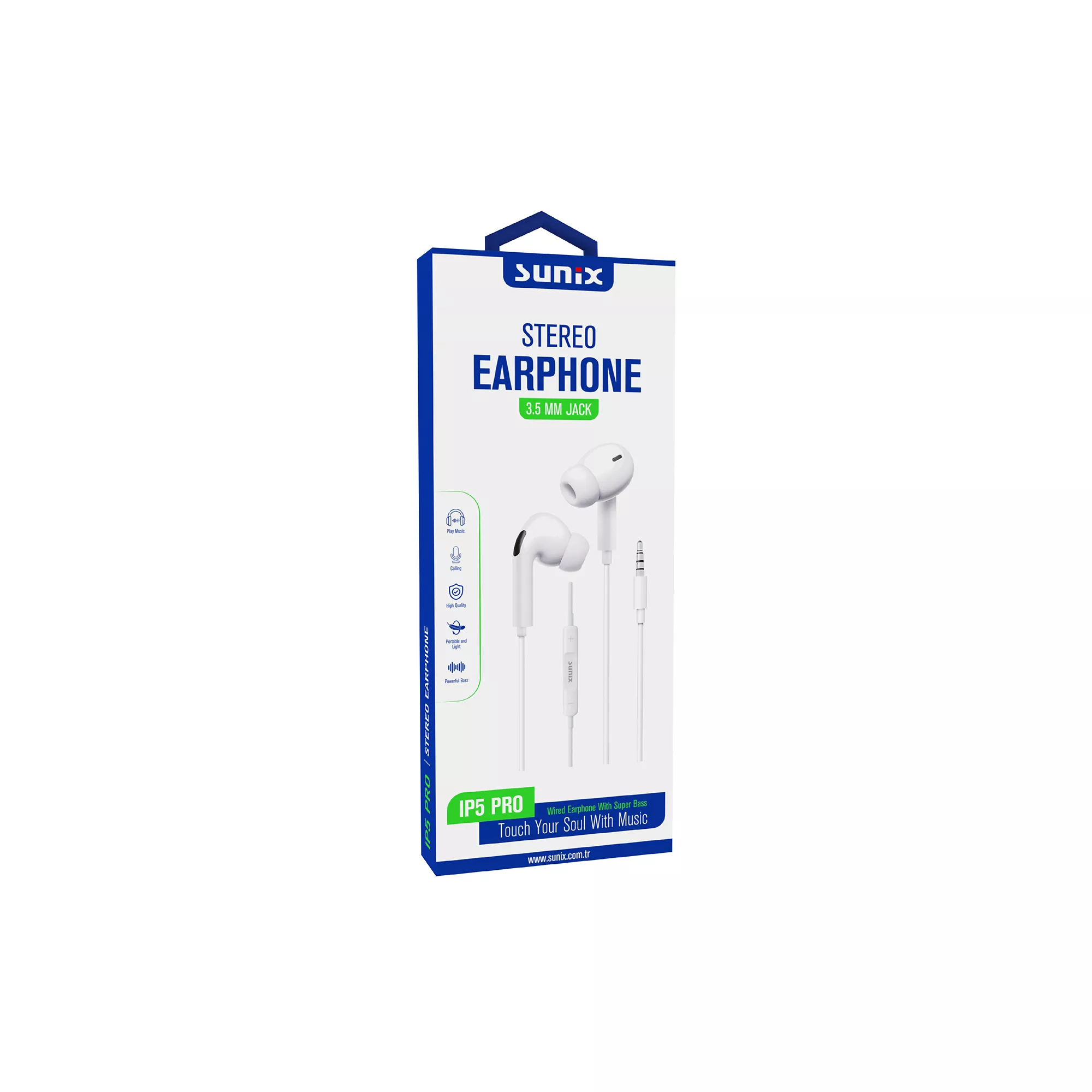  IP5 Pro 3.5mm Jack Silikonlu Kulak İçi Kablolu Kulaklık 1 IP5 Pro 3.5mm Jack Silikonlu Kulak İçi Kablolu Kulaklık 2 Sunix IP5 Pro 3.5mm Jack Silikonlu Kulak İçi Kablolu Kulaklık