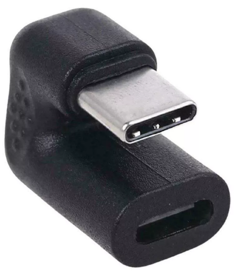 Alfais 5096 Type C To Type C Dişi Erkek 180 Derece Dirsek Çevirici Dönüştürücü Adaptör