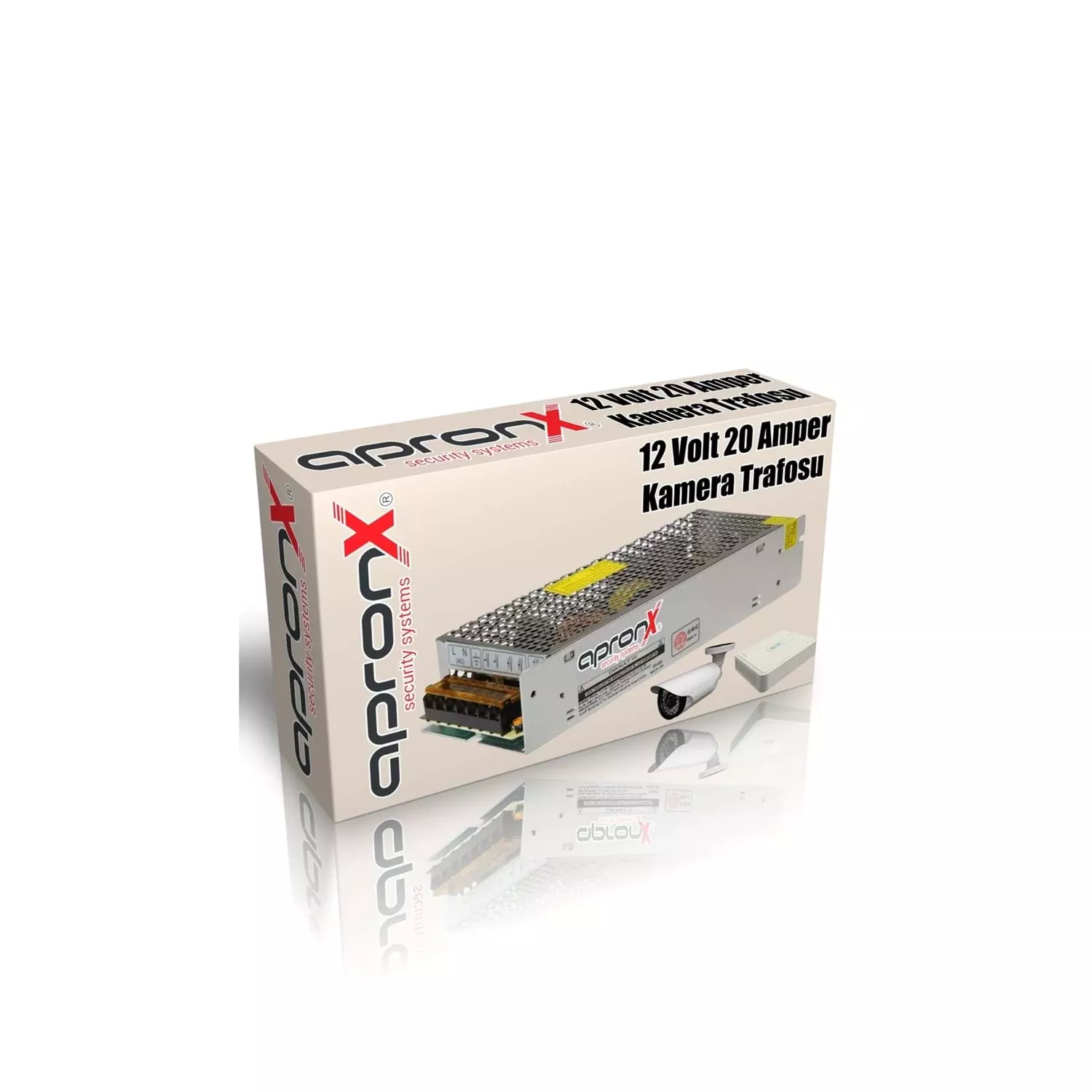 APRONX 1220 12V 20AH METAL KAMERA ADAPTÖRÜ