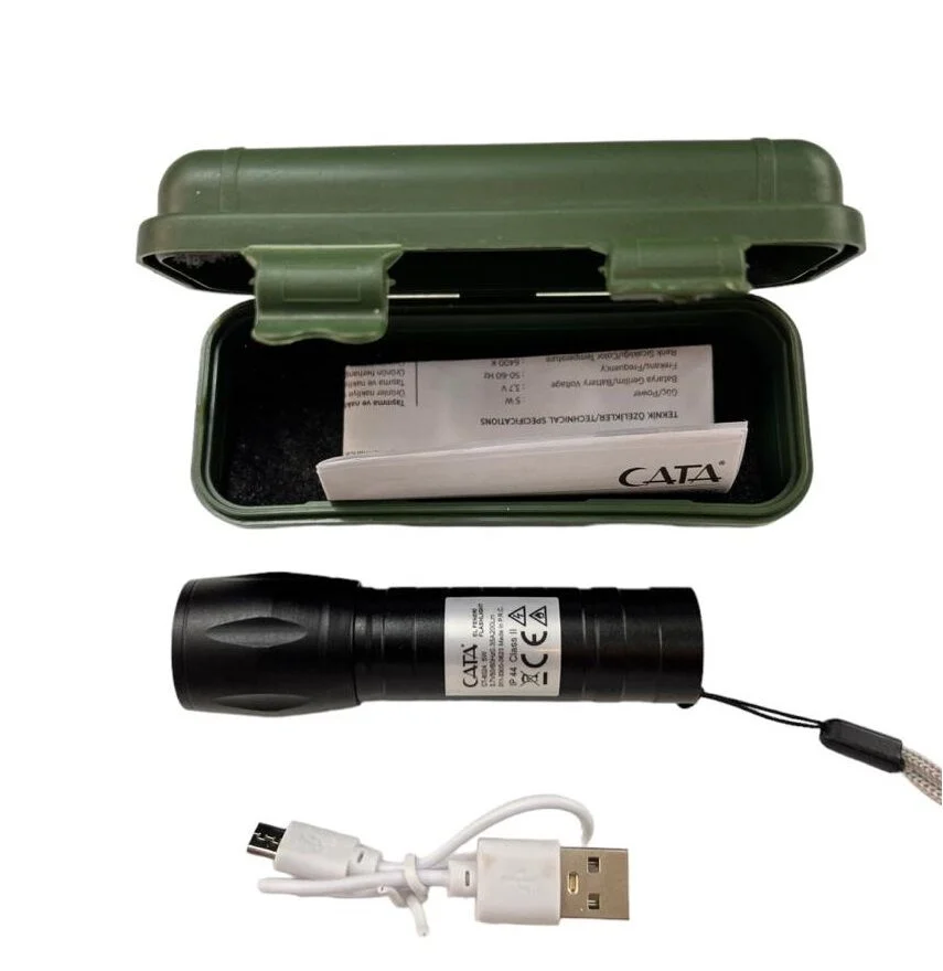 Cata Şarj Edilebilir Ledli El Feneri CT-8024