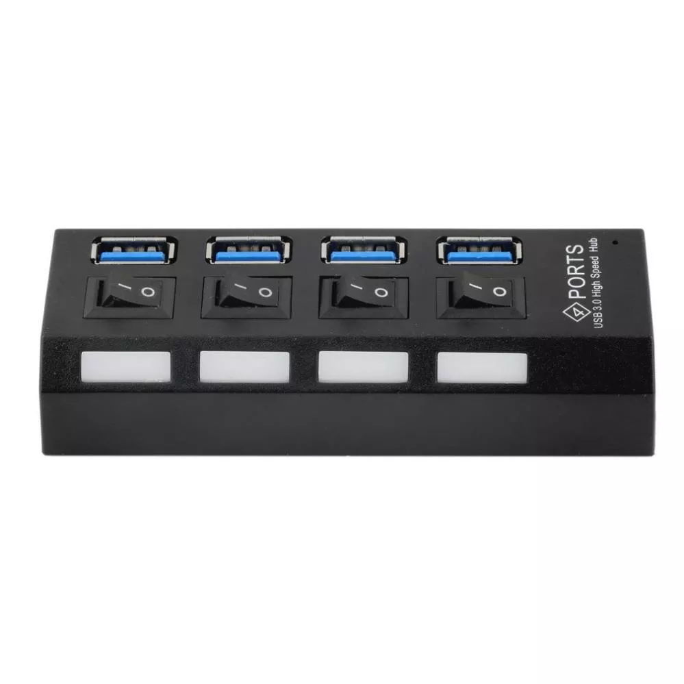 Alfais 4579 4 Port USB 3.0 Hub Çoğaltıcı Çoklayıcı Switch Splitter Çoklama Çoklu Cihaz Aygıt Bağlantı